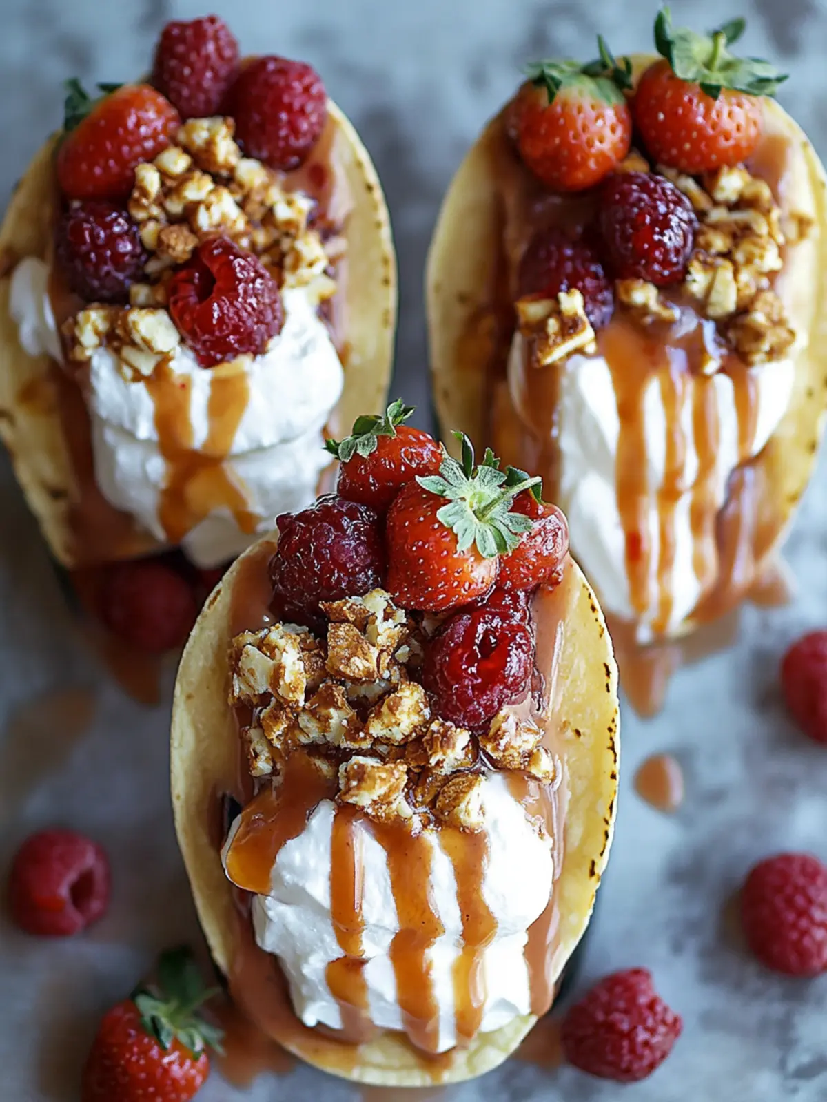 Berrylicious Cheesecake Tacos