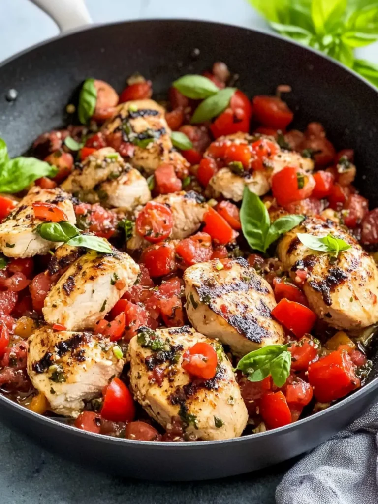 Bruschetta Chicken Skillet