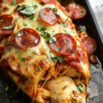 Mother's Day Stuffed Pizza Chicken