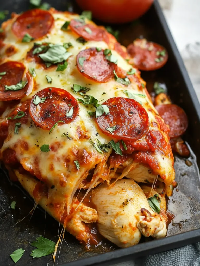Mother's Day Stuffed Pizza Chicken