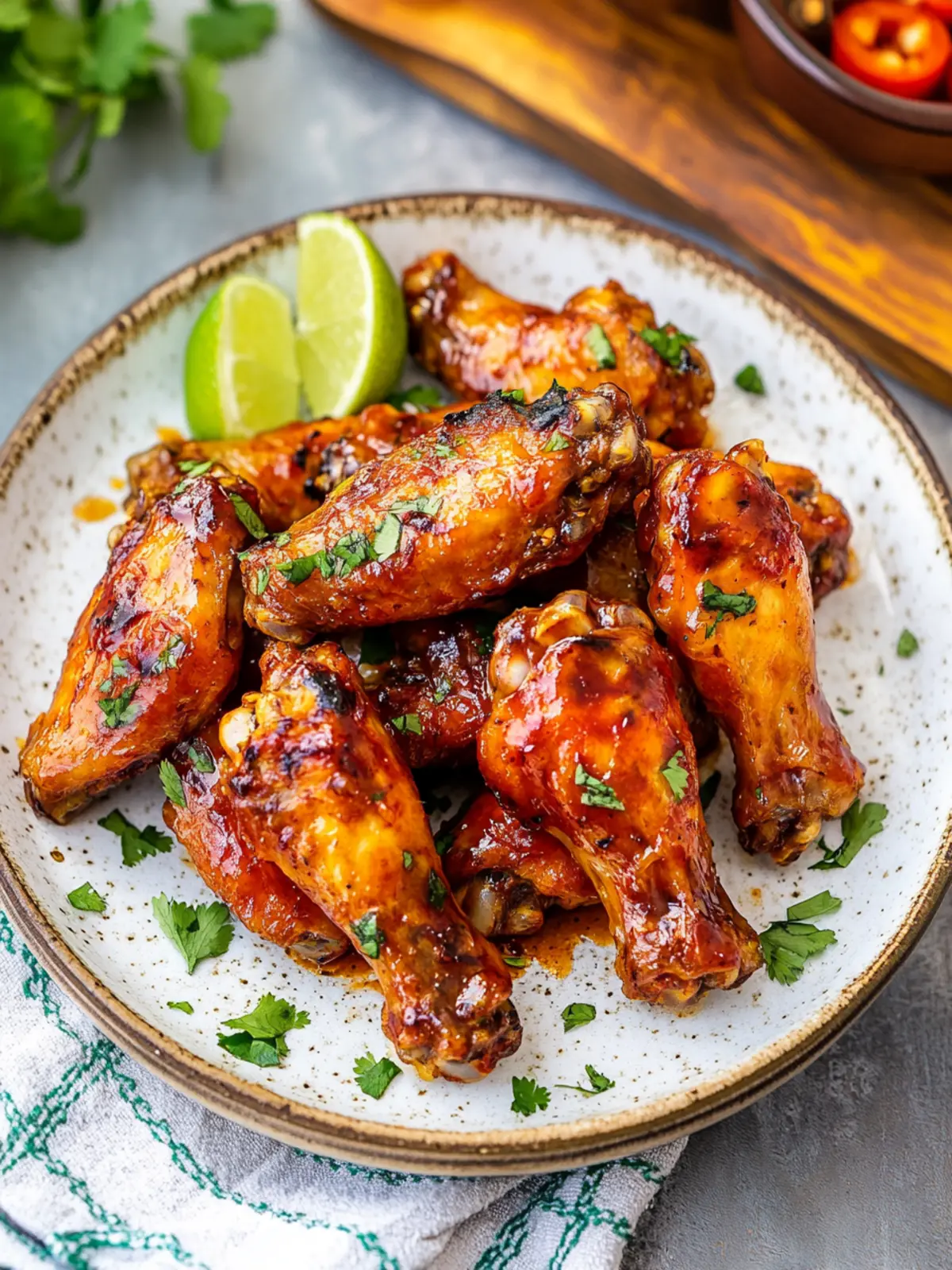 Cinco de Mayo Crockpot Honey Chipotle Wings