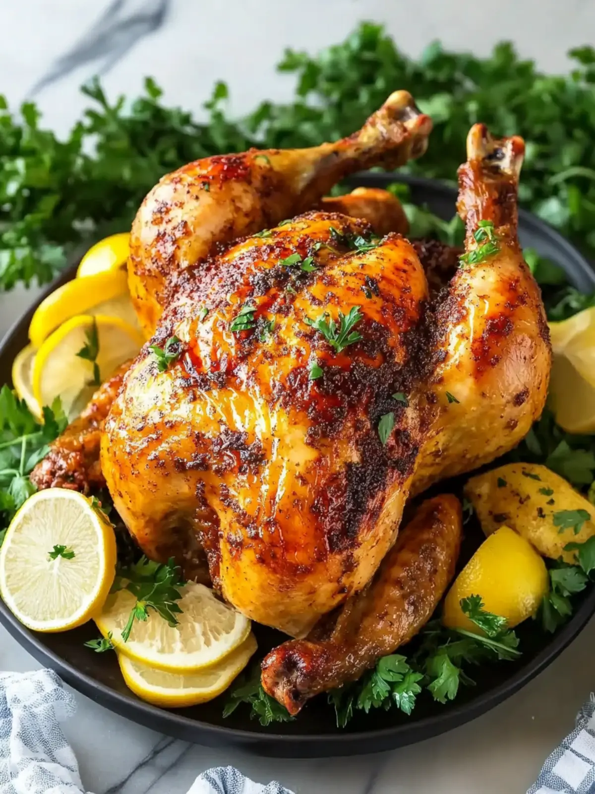 Cinco de Mayo Seasoned Crockpot Whole Chicken