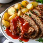 Slow Cooker Meatloaf with Potatoes Recipe
