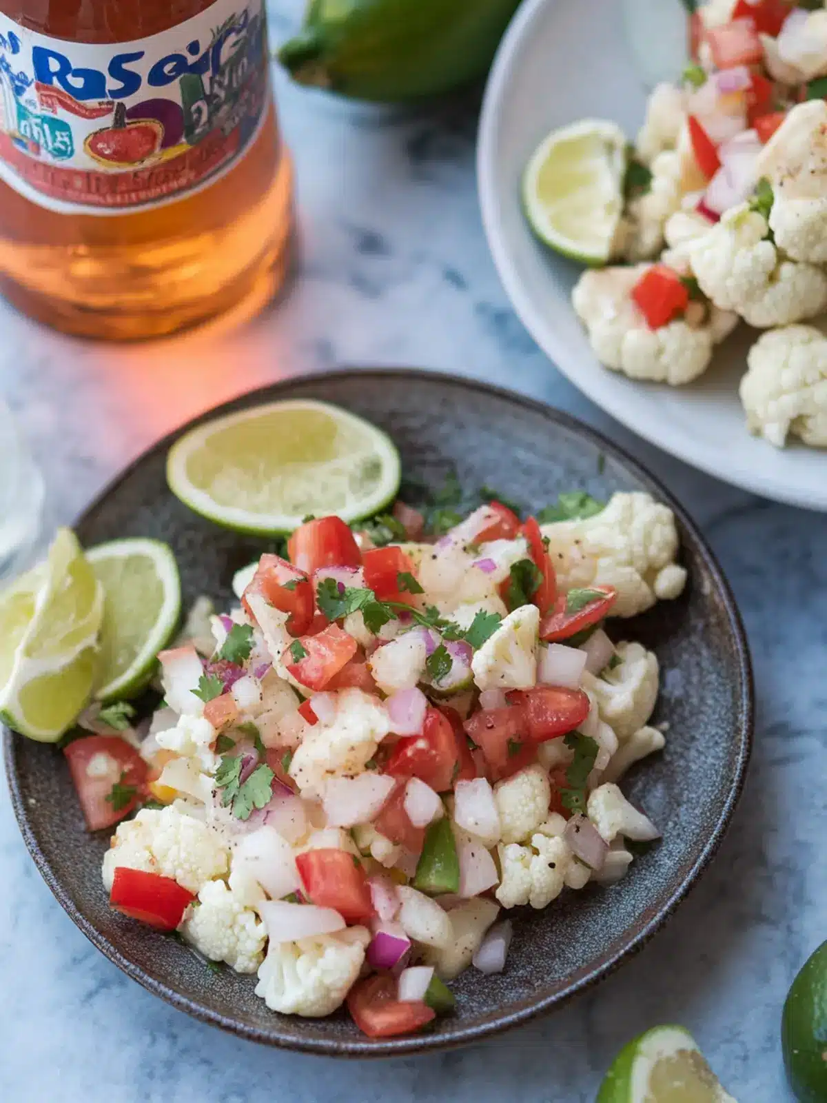 Cinco de Mayo Mexican Cauliflower Ceviche