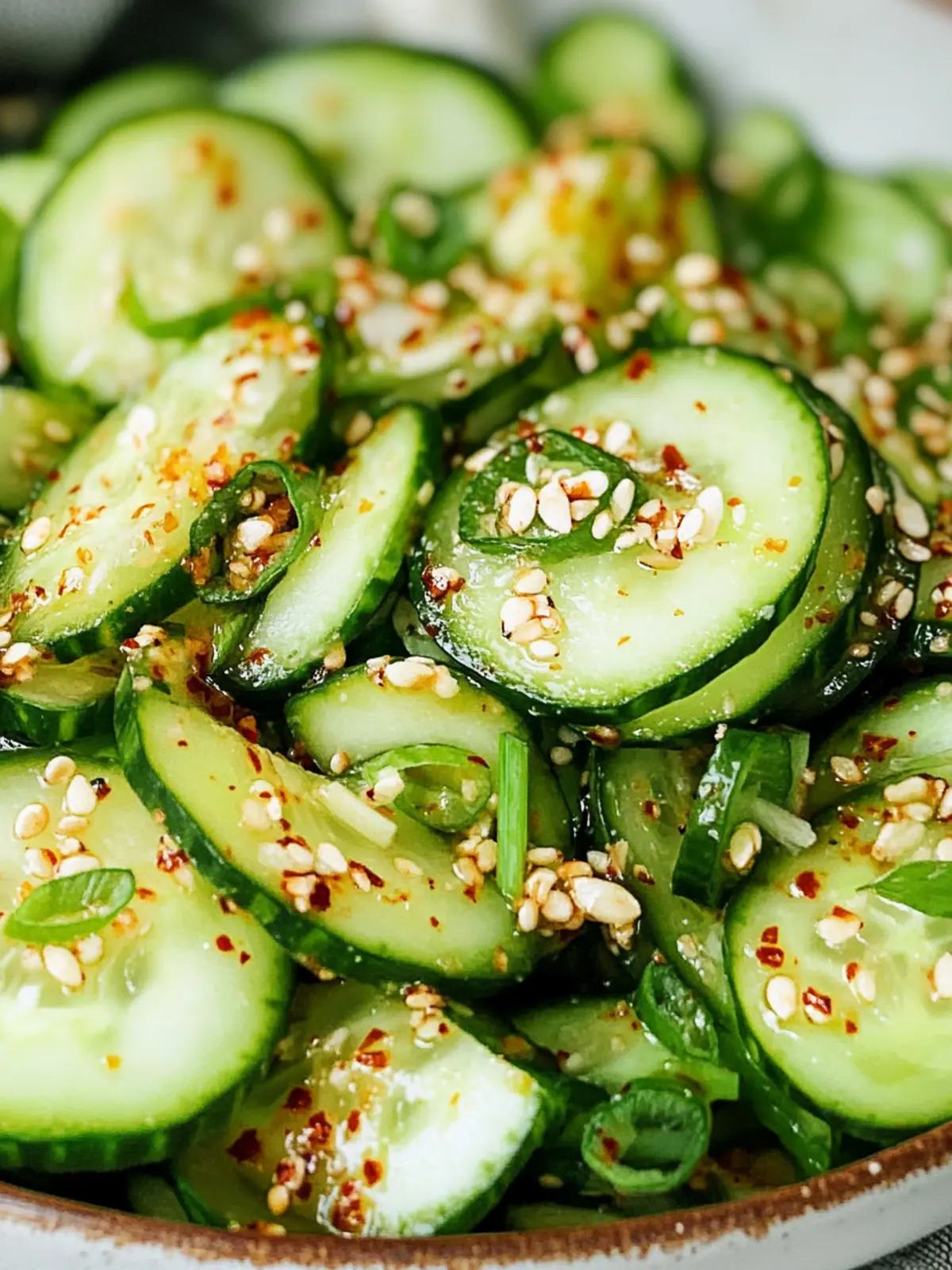Mother's Day Spicy Korean Cucumber Salad