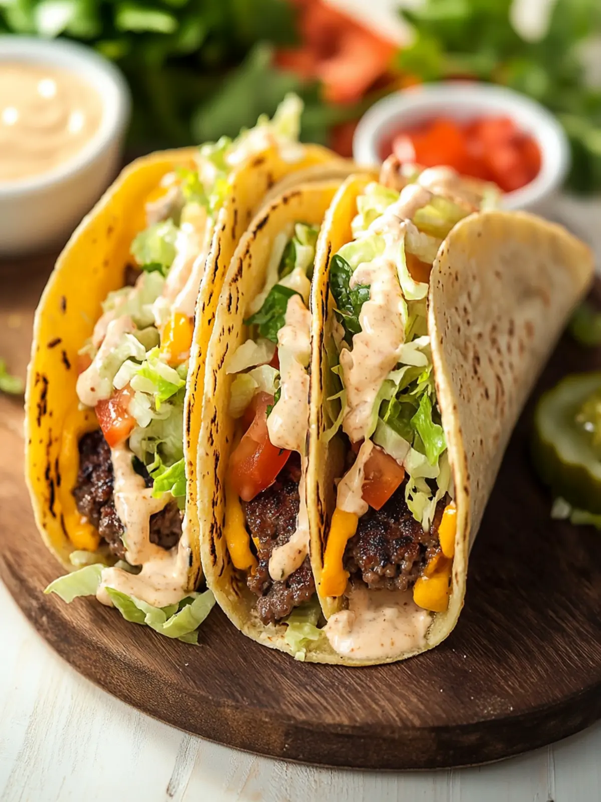 Memorial Day Big Mac Tacos That Will Wow Your Guests! 2 Memorial Day Big Mac Tacos (Smash Burger Tacos)