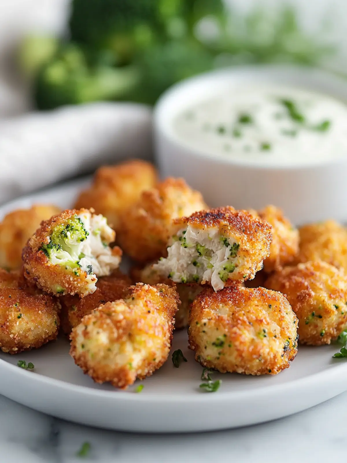 Quick Chicken & Broccoli Nuggets for Baby