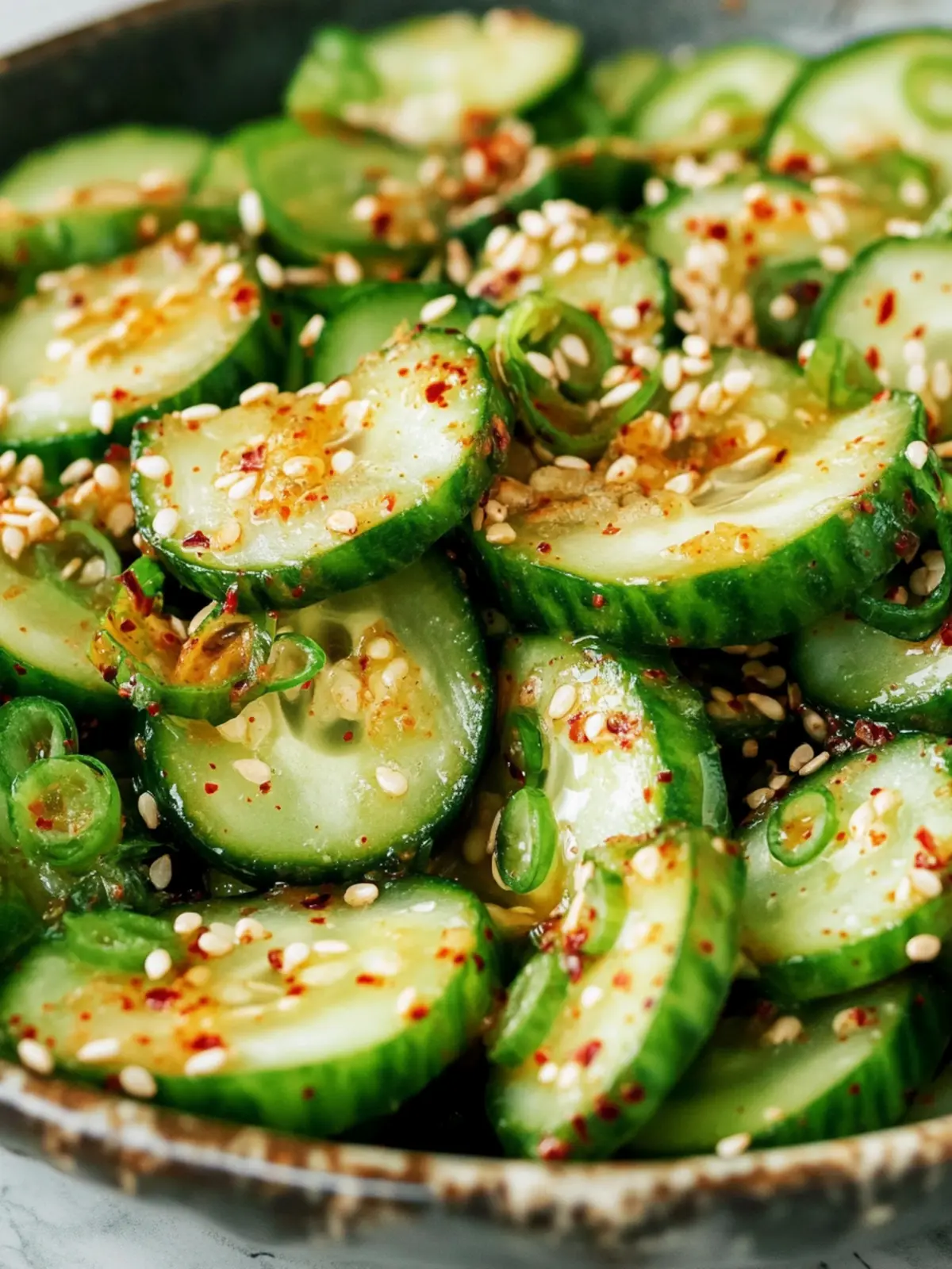Mother's Day Spicy Korean Cucumber Salad