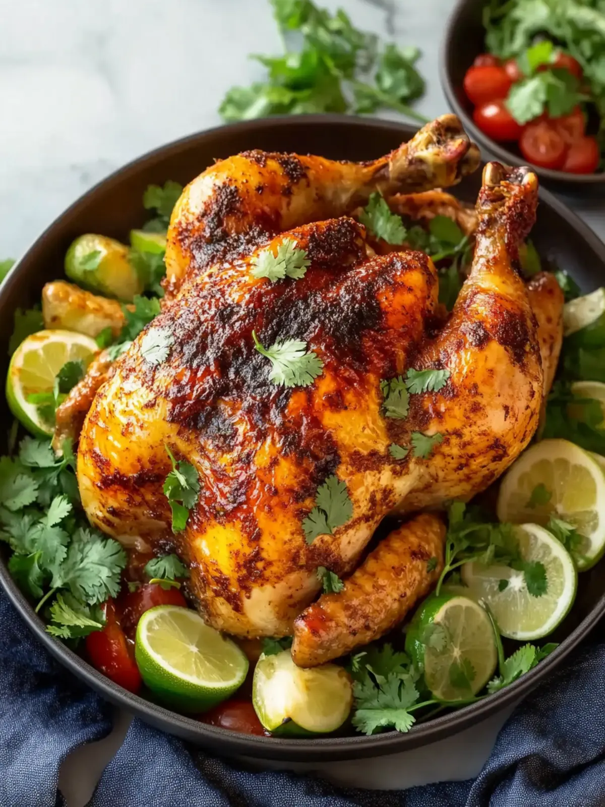Cinco de Mayo Seasoned Crockpot Whole Chicken
