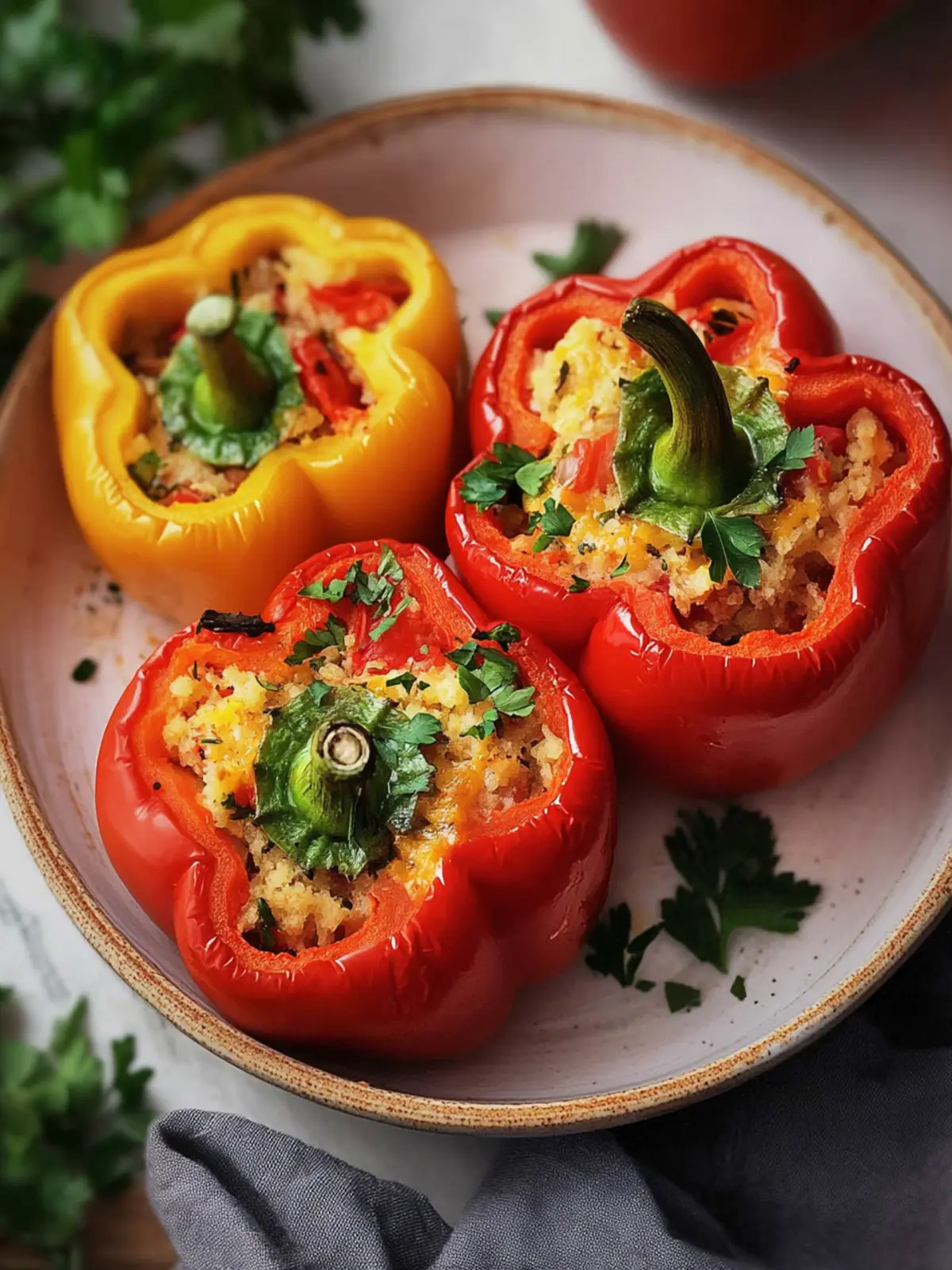 Mother's Day Stuffed Peppers