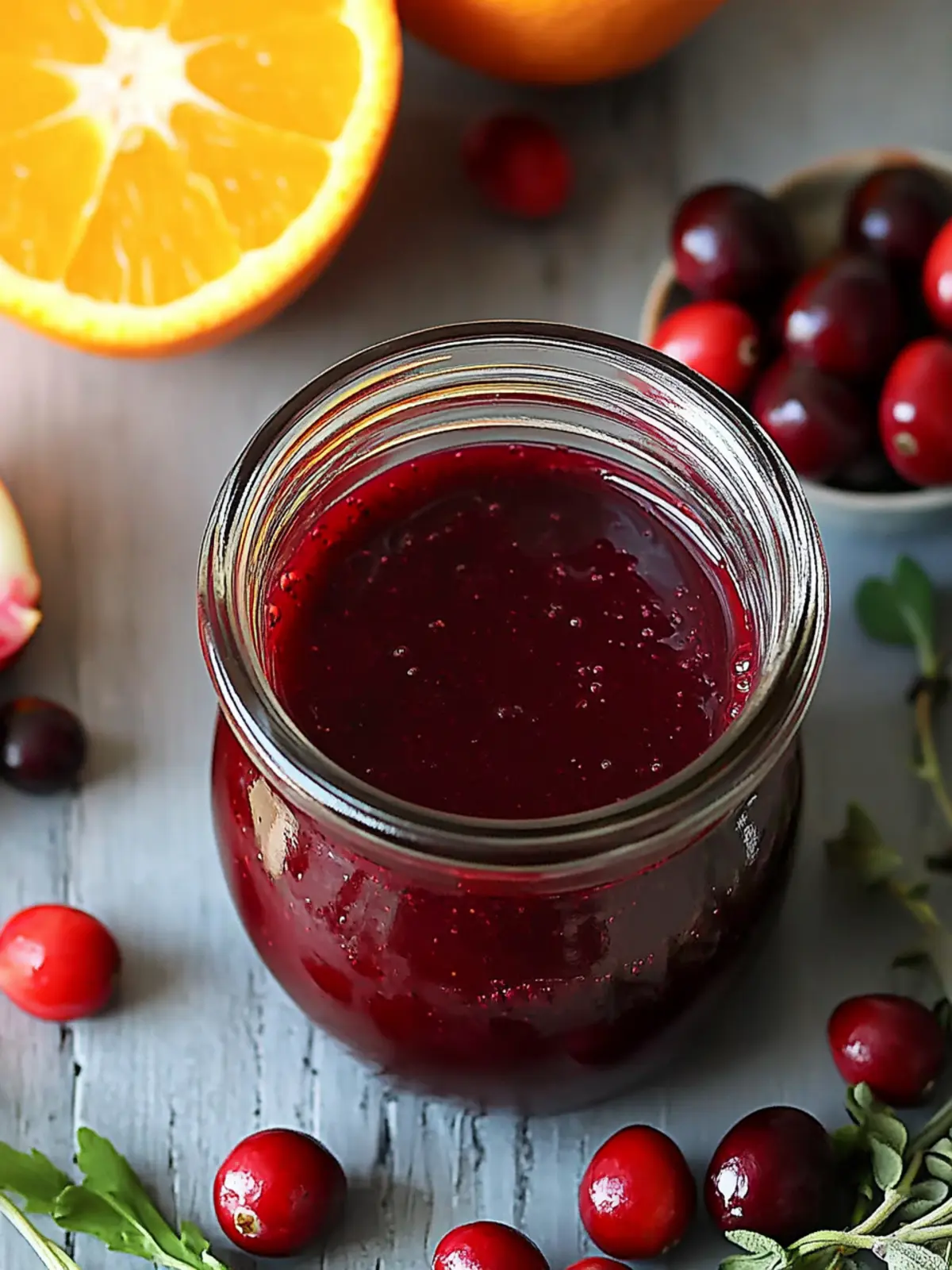 Cranberry and Orange Balsamic Vinaigrette