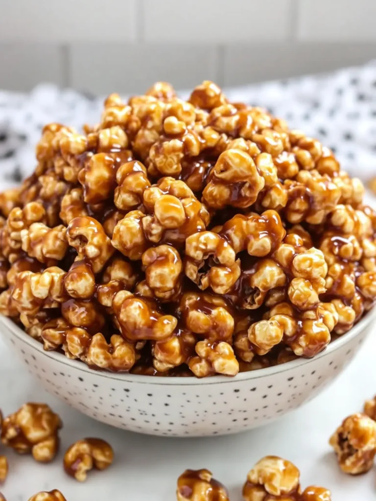 Easy Homemade Caramel Corn