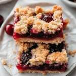 Gluten-Free Cherry Pie Crumb Bars