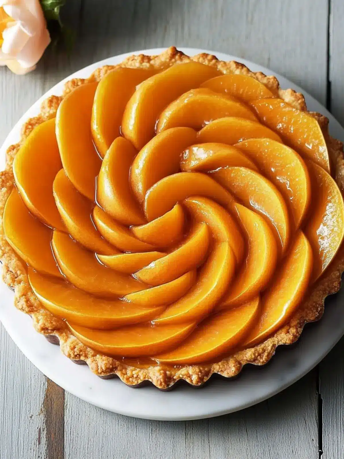 Mother's Day Persimmon Tart