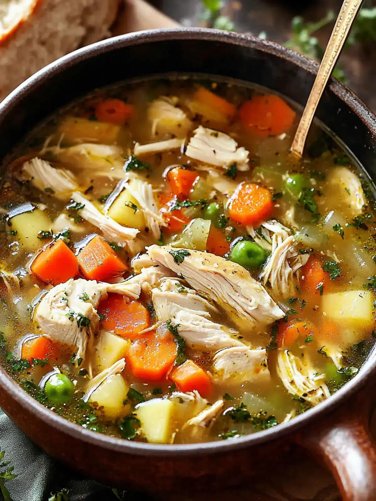 Mother's Day Chicken and Vegetable Soup