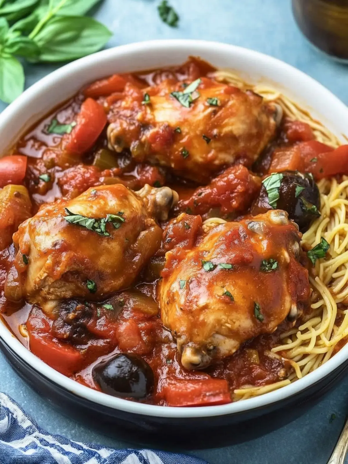 Mother's Day Crockpot Chicken Cacciatore