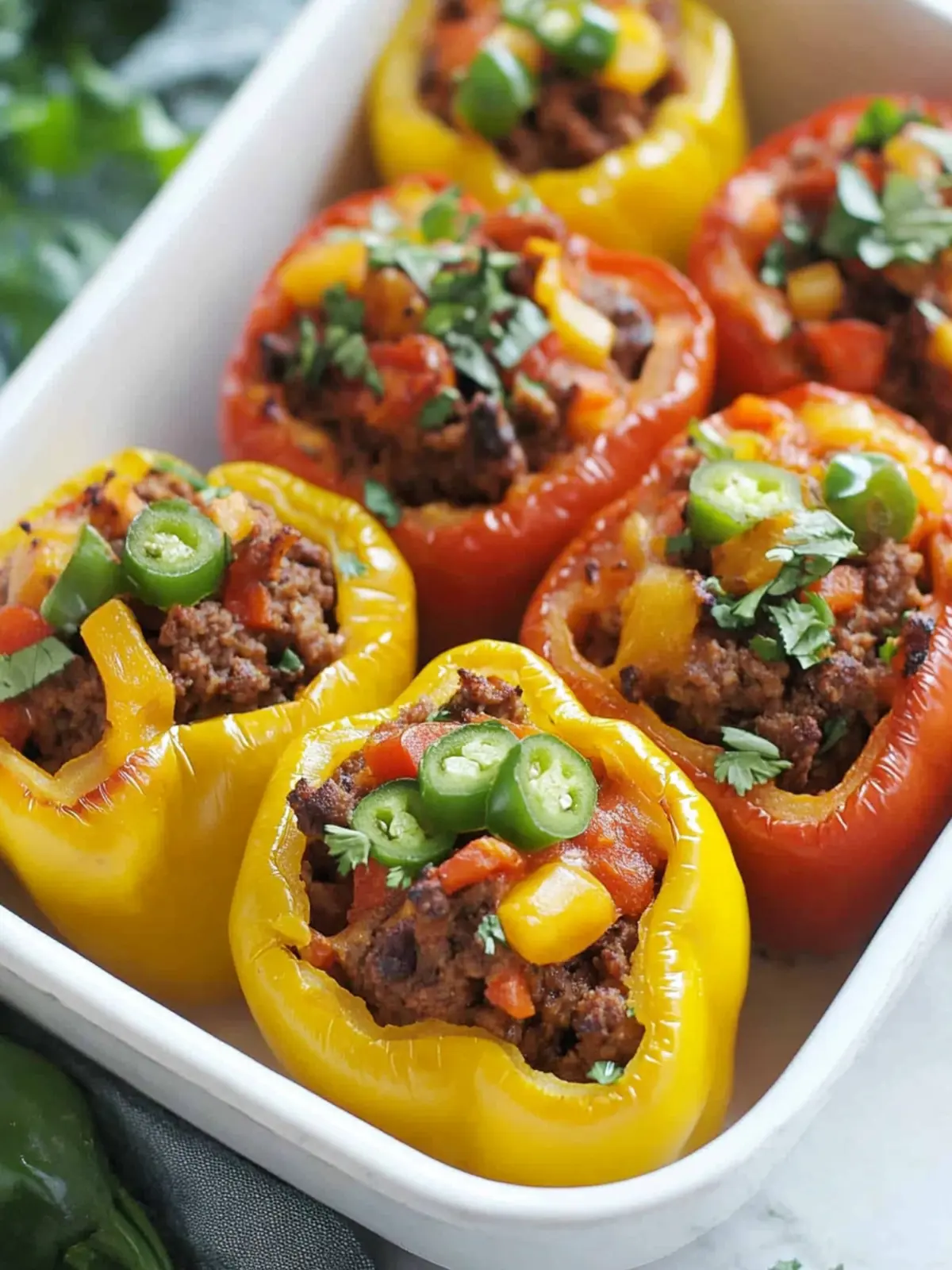 Memorial Day Whole30 Taco Stuffed Peppers for a Fresh Feast 3 Memorial Day Whole30 Taco Stuffed Peppers (Paleo)