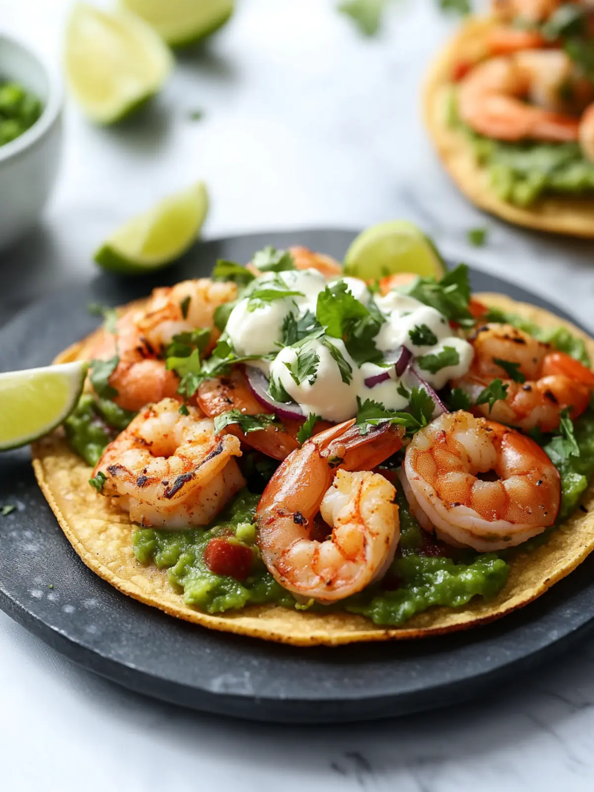 Mother's Day Shrimp Tostadas