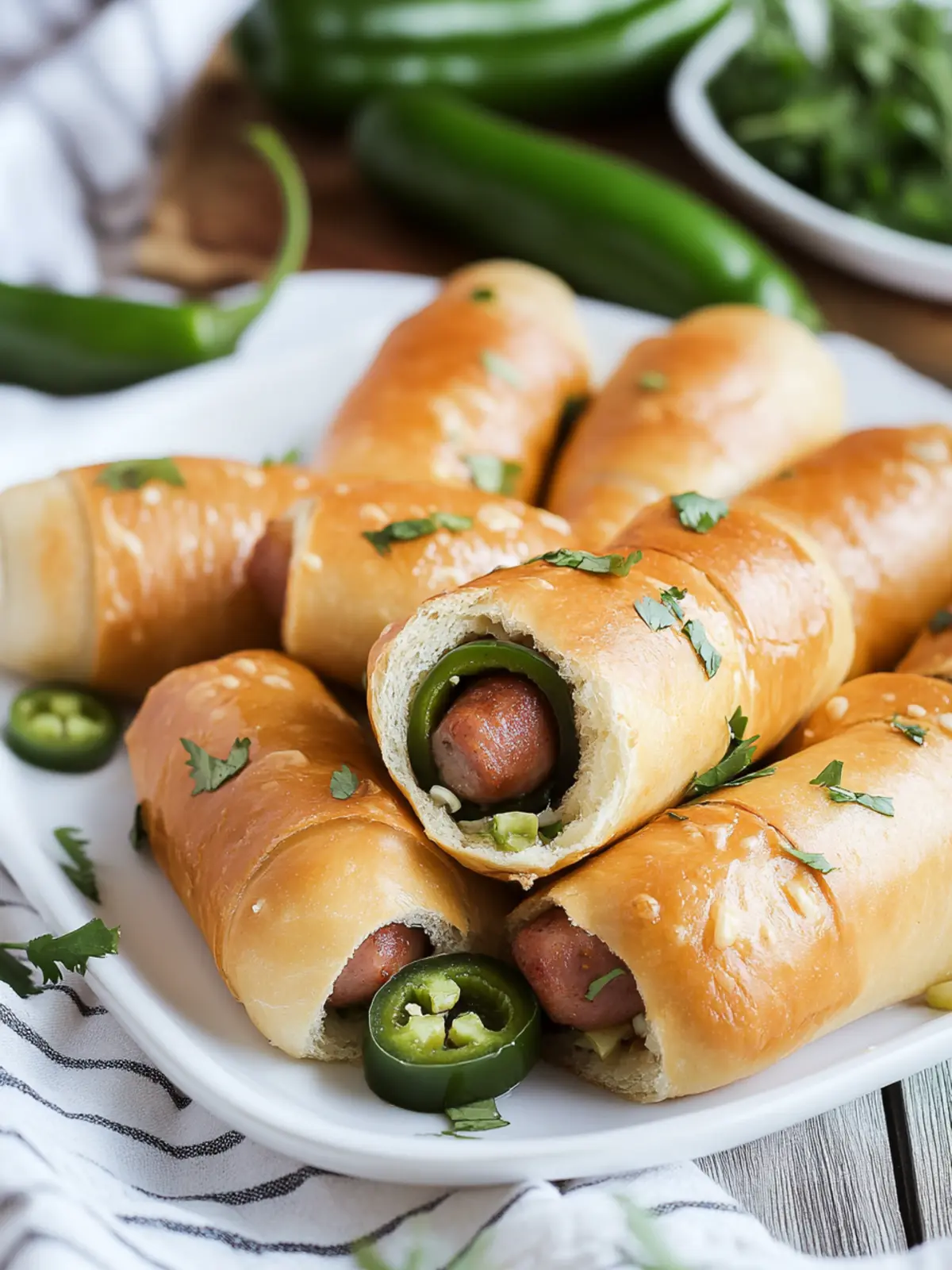 Cinco de Mayo Jalapeno Pigs in a Blanket