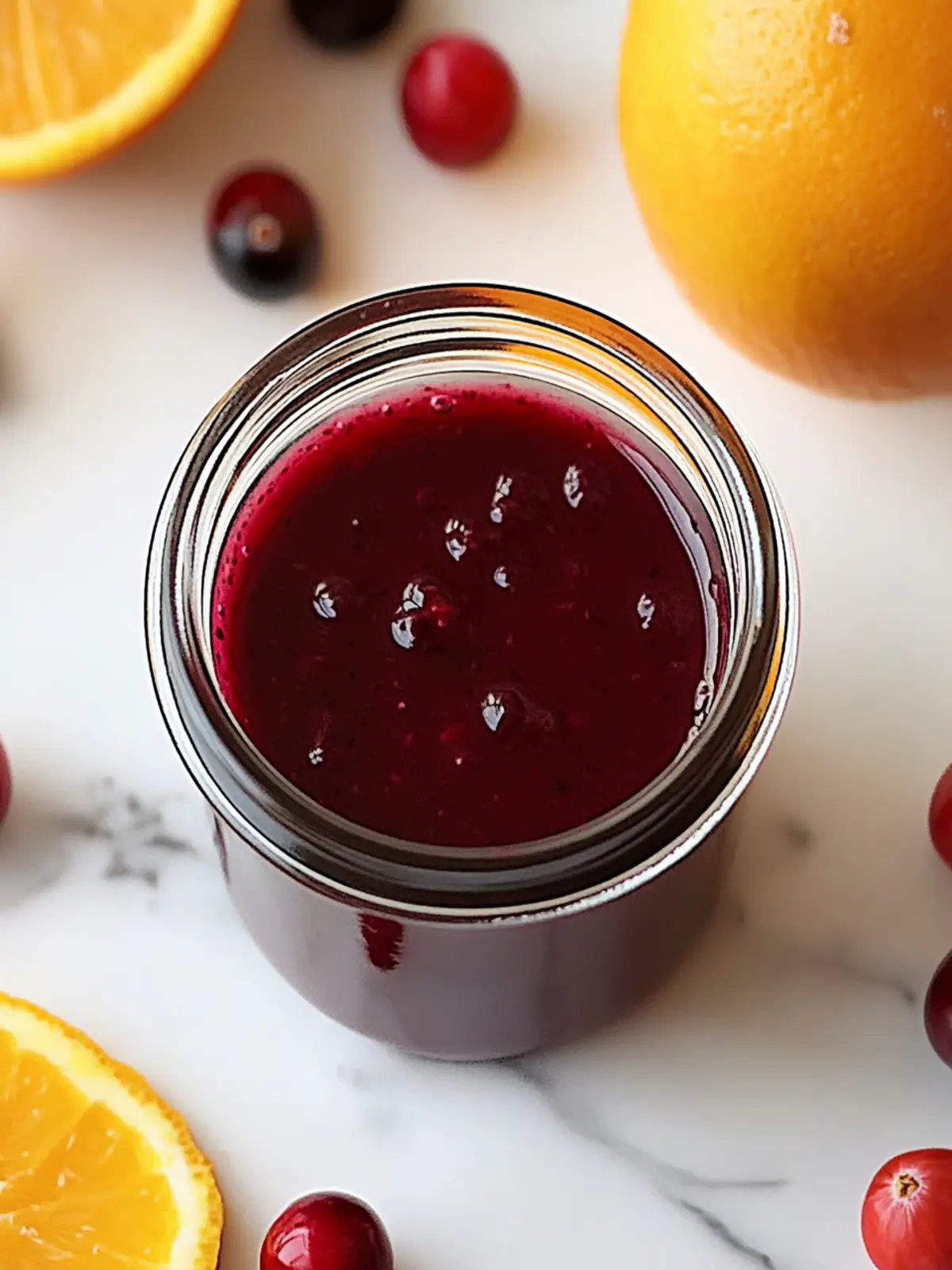 Cranberry and Orange Balsamic Vinaigrette