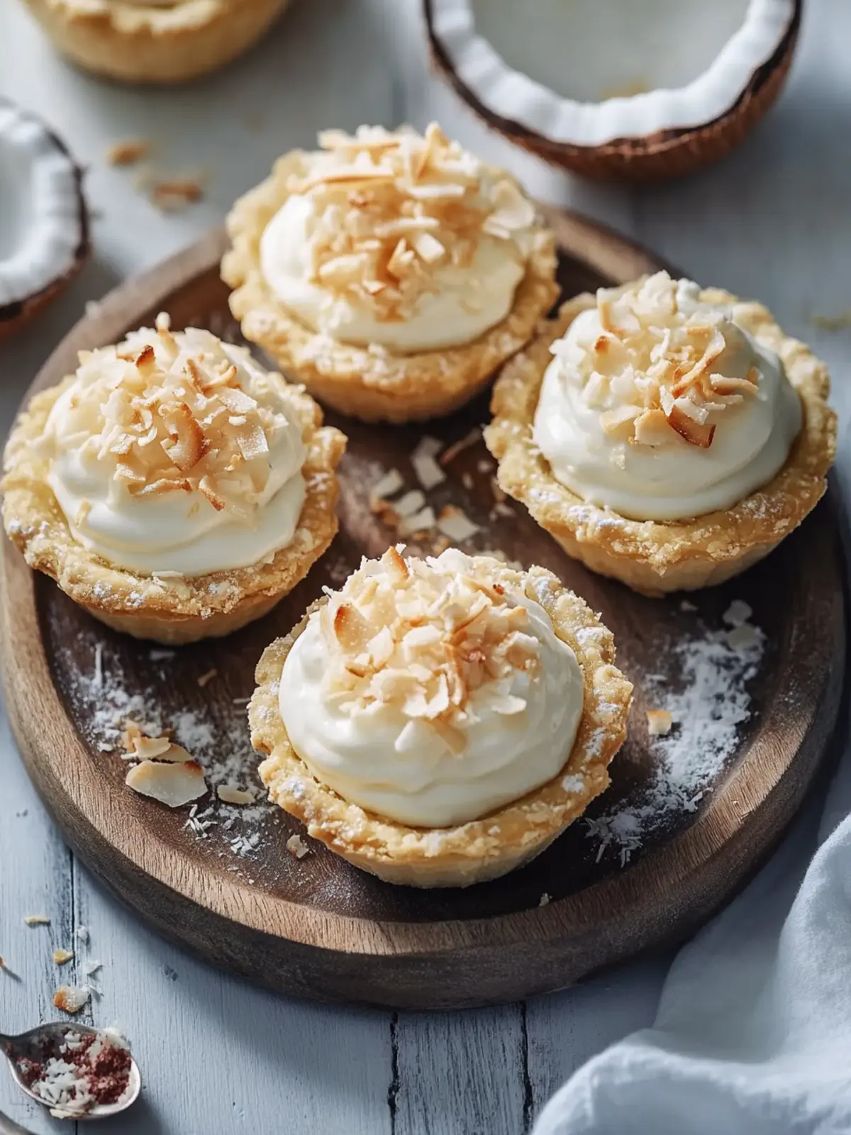 Mini Coconut Cream Pies