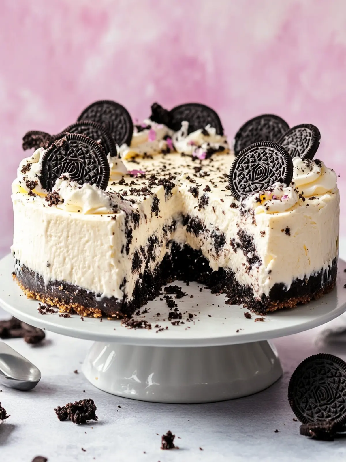 Mother's Day Oreo Cheesecake