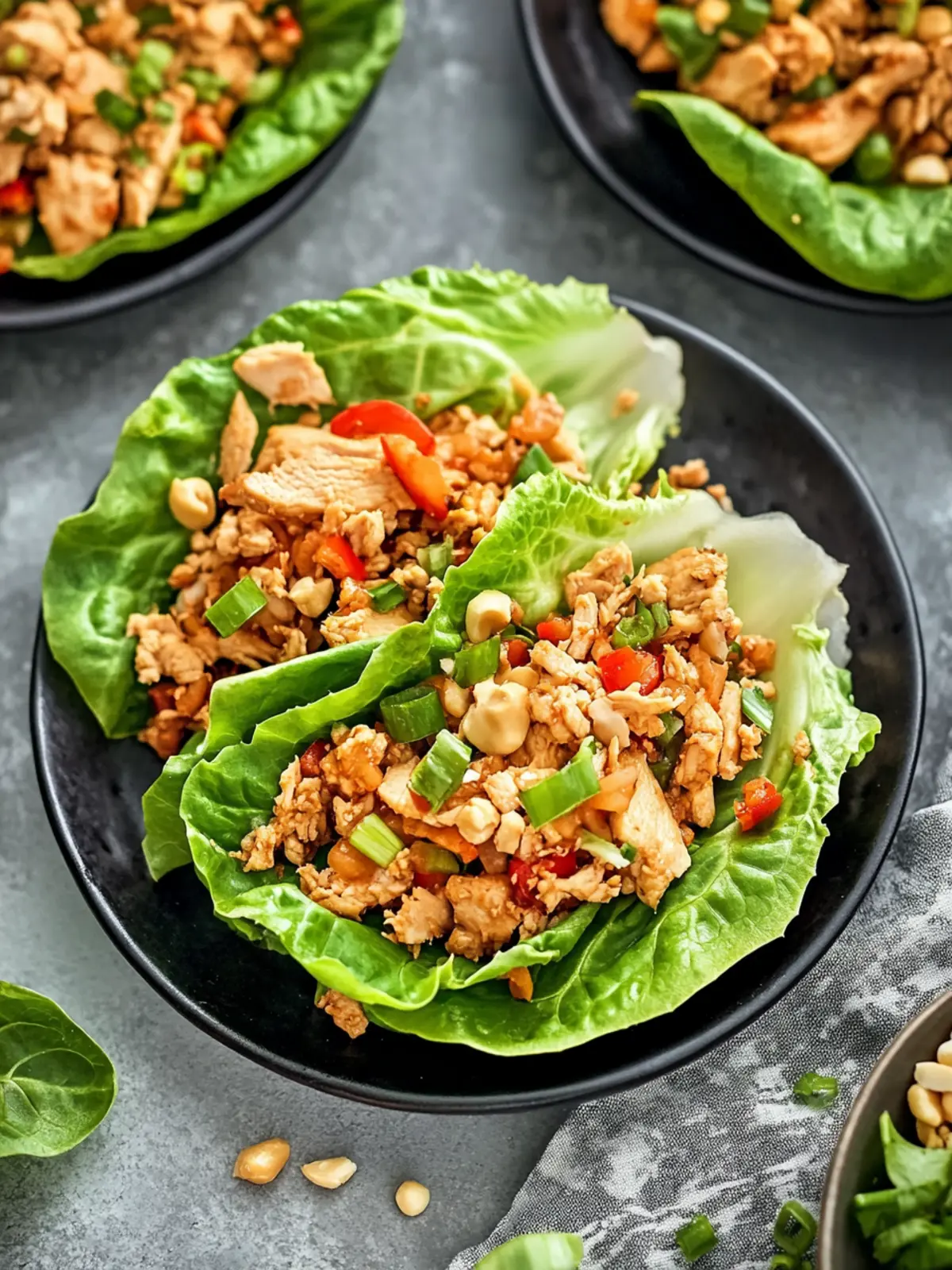 Cinco de Mayo Asian Chicken Lettuce Wraps