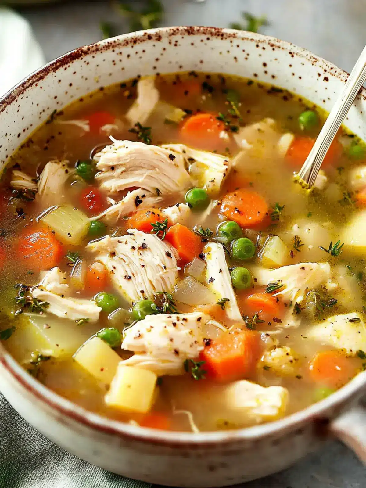 Mother's Day Chicken and Vegetable Soup