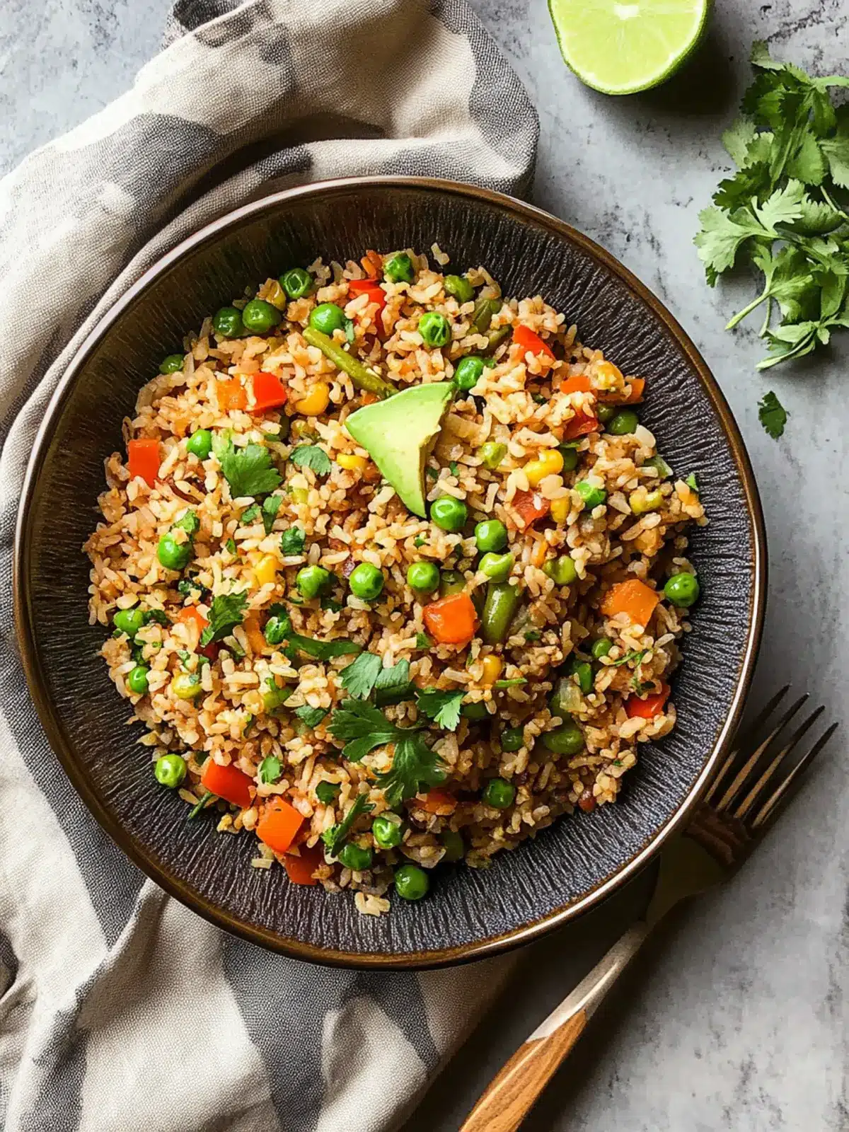 Cinco de Mayo Veggie Fried Rice