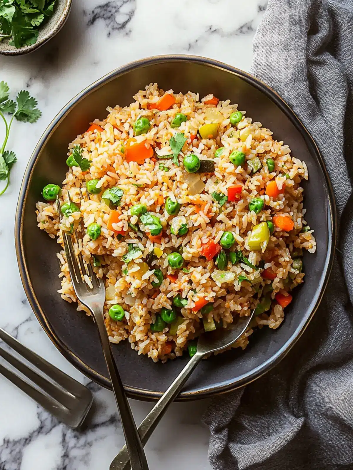 Cinco de Mayo Veggie Fried Rice