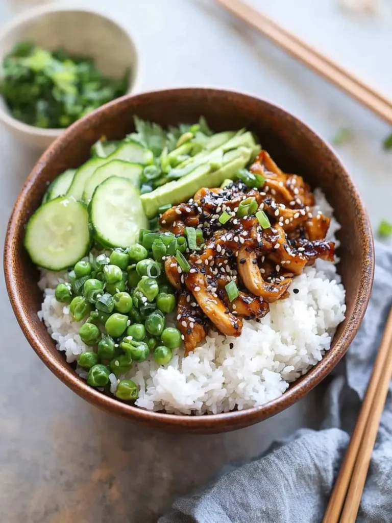 Mother's Day Asian Chicken Rice Bowl