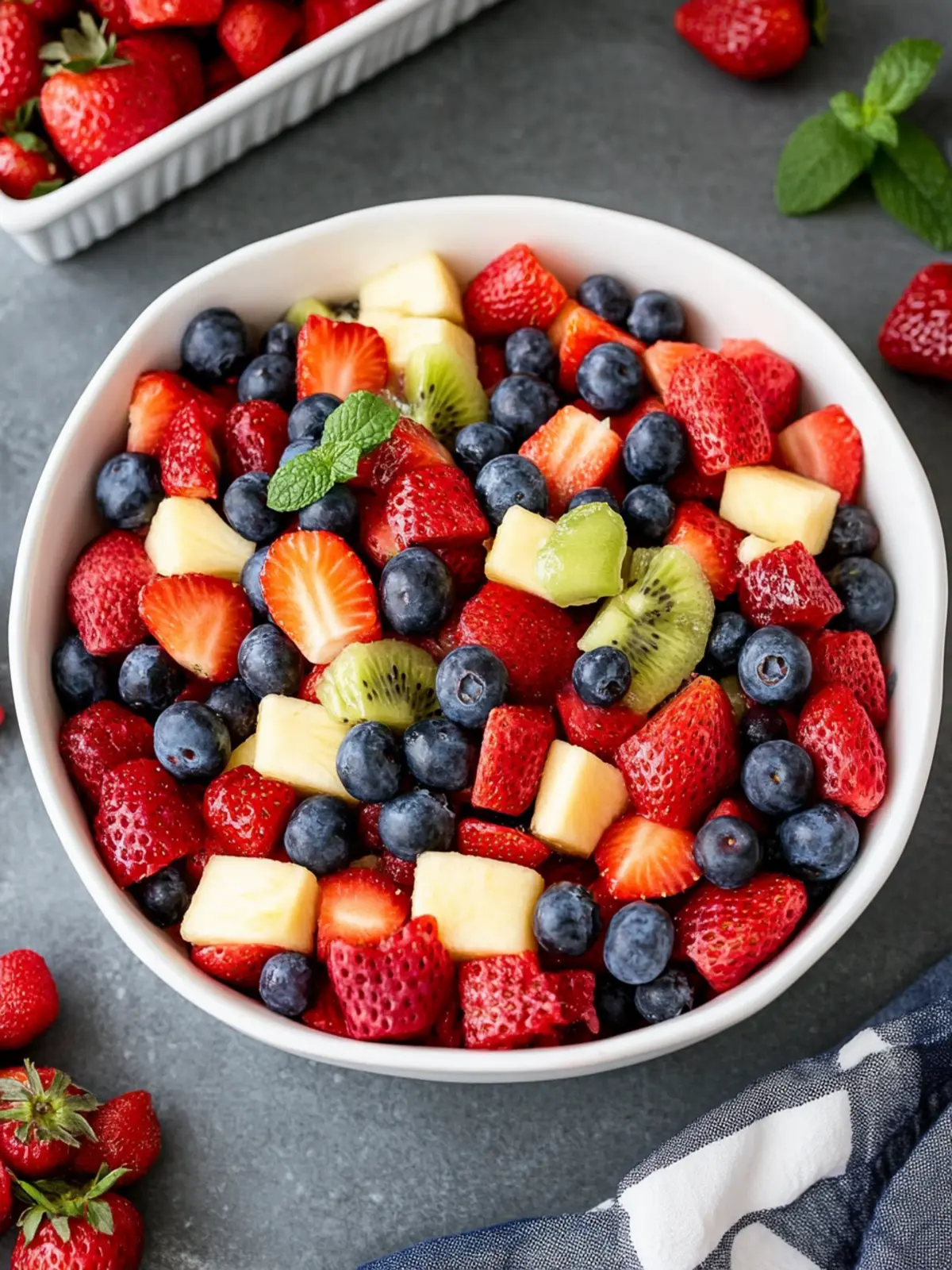 Memorial Day Red White & Blue Fruit Salad for a Festive Feast 4 Memorial Day Red White & Blue Fruit Salad