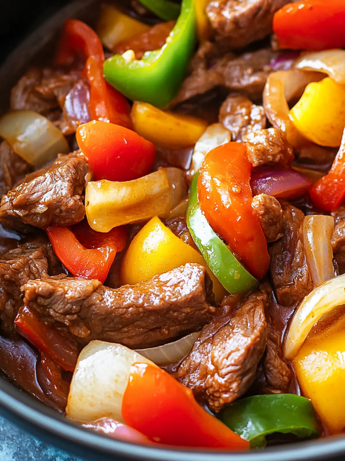 Cinco de Mayo Sweet and Sour Beef