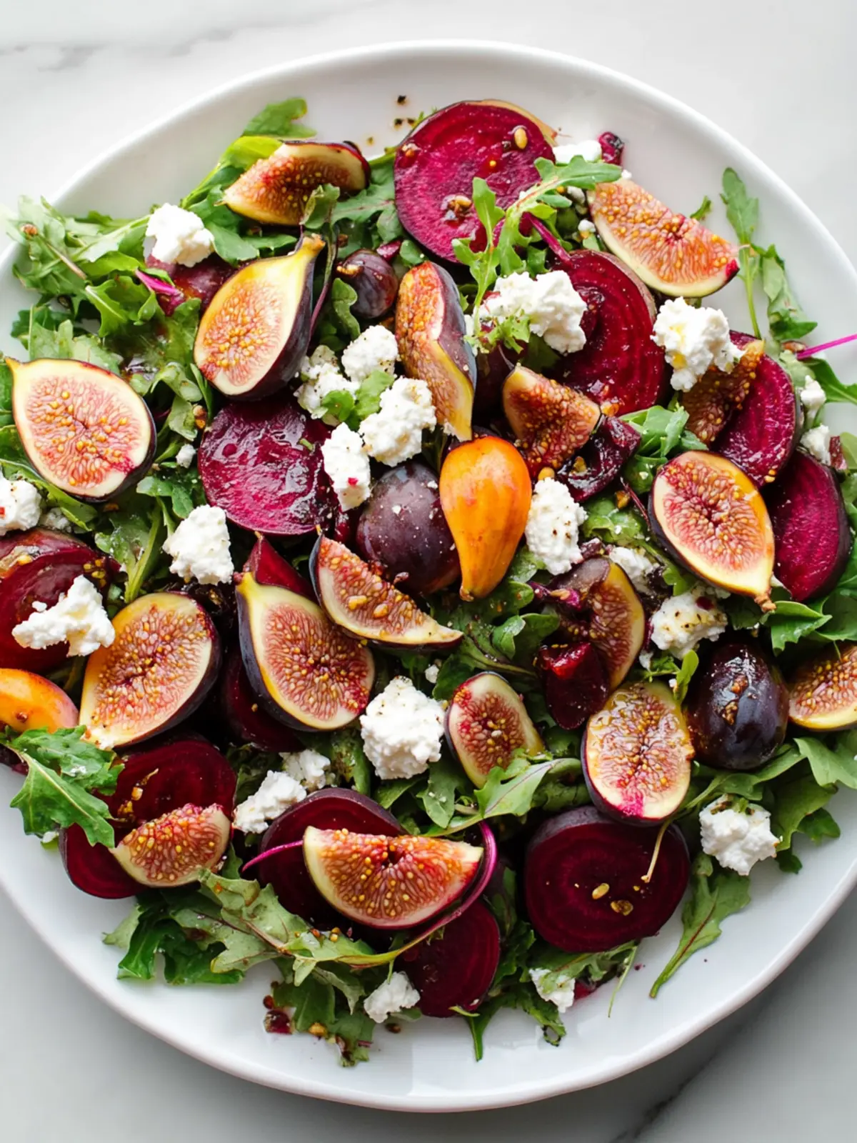 Fall Beet and Fig Salad With Goat Cheese