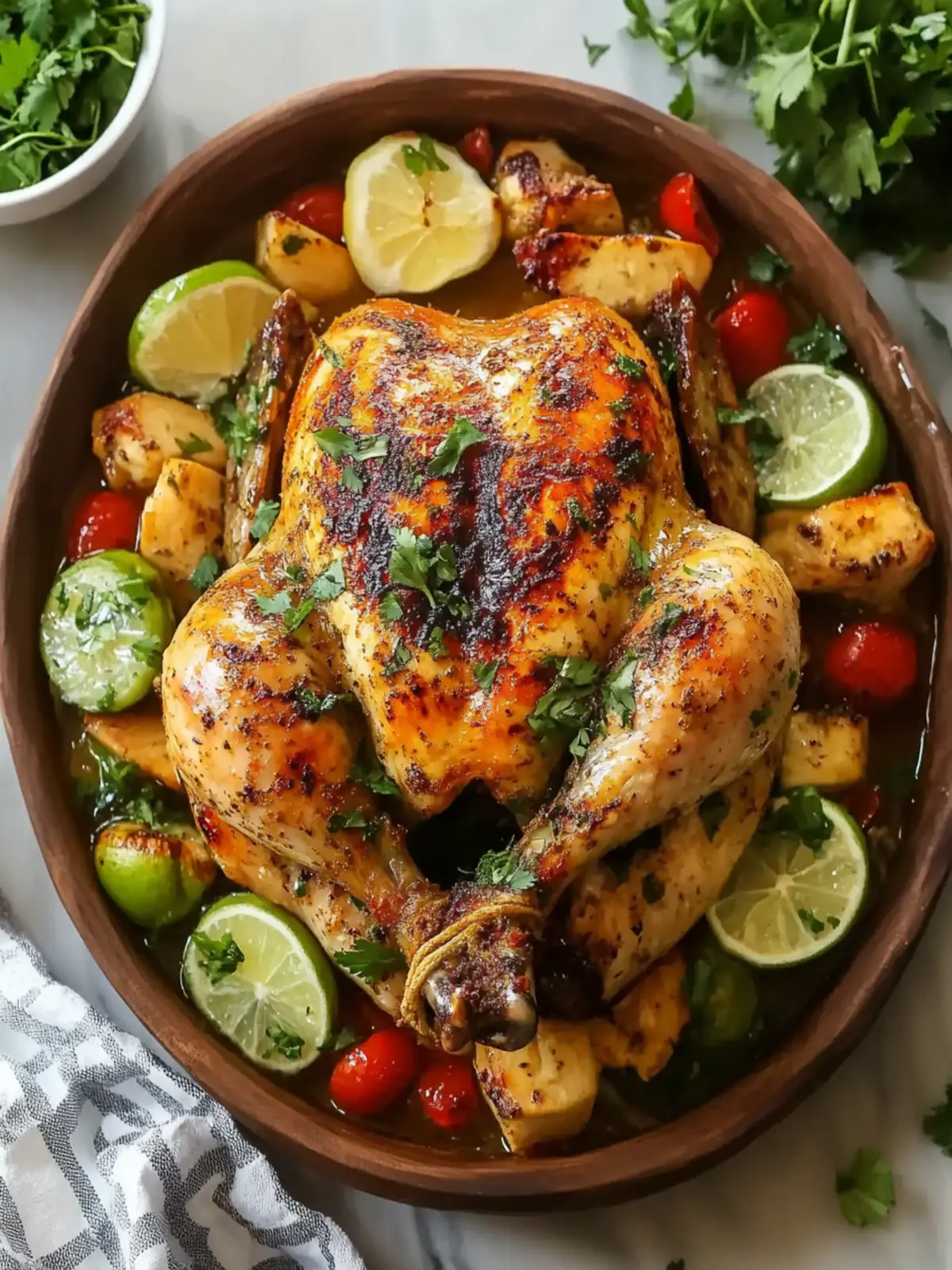 Cinco de Mayo Seasoned Crockpot Whole Chicken