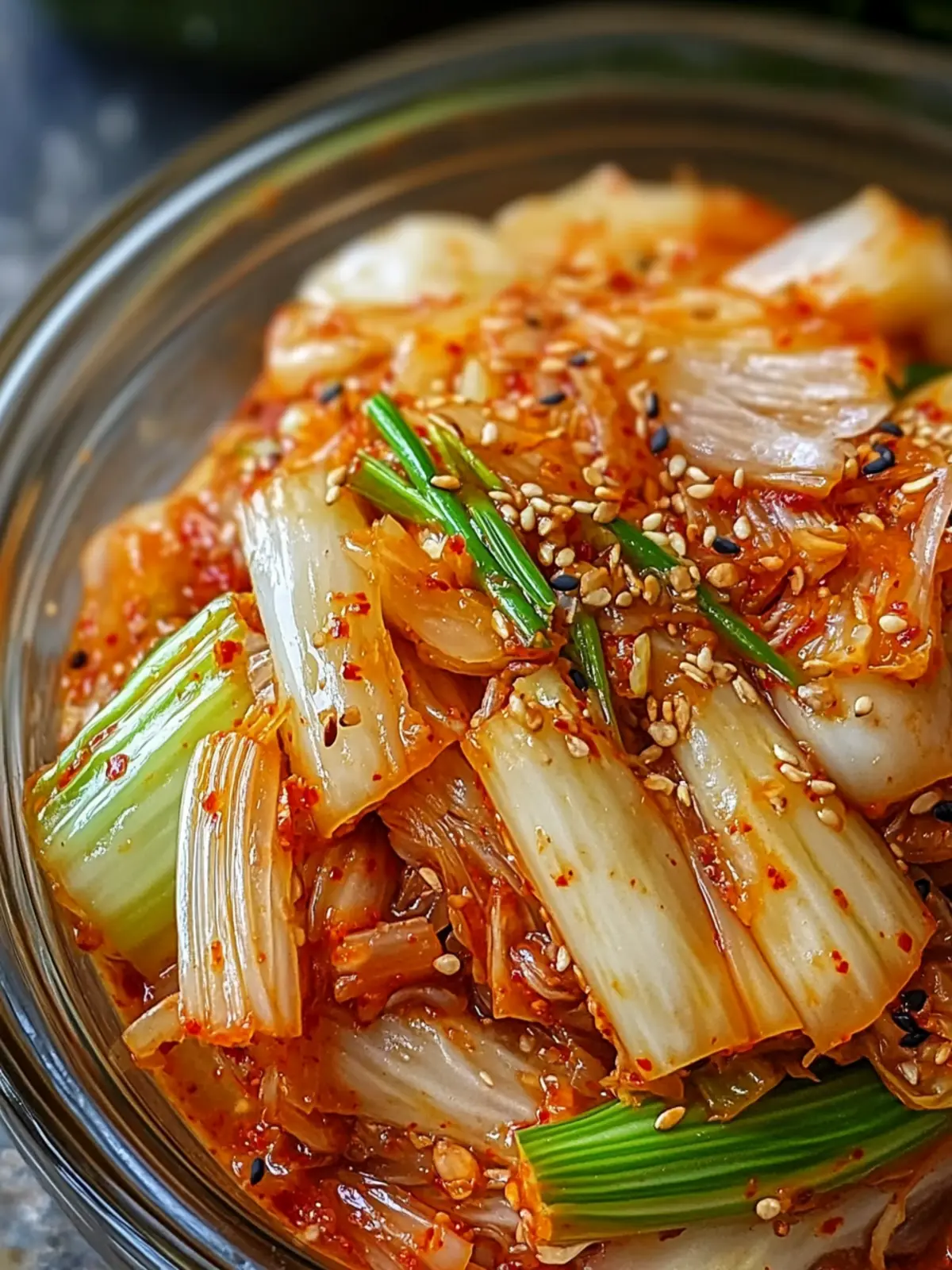 Napa Cabbage Kimchi: A Crunchy