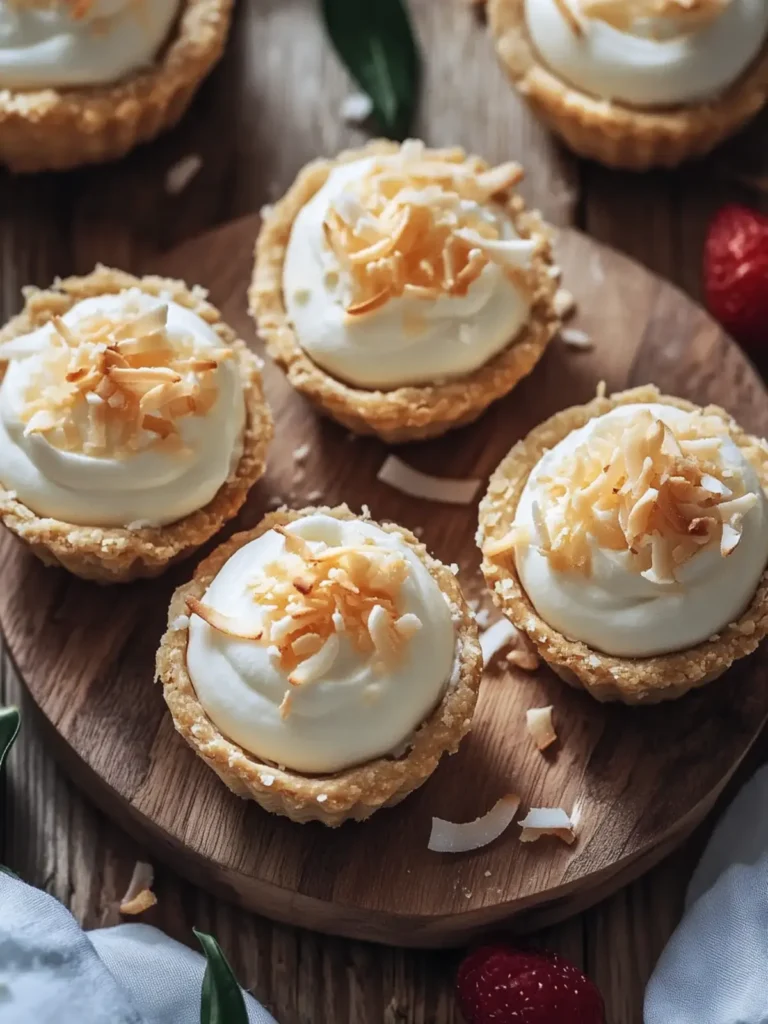 Mini Coconut Cream Pies