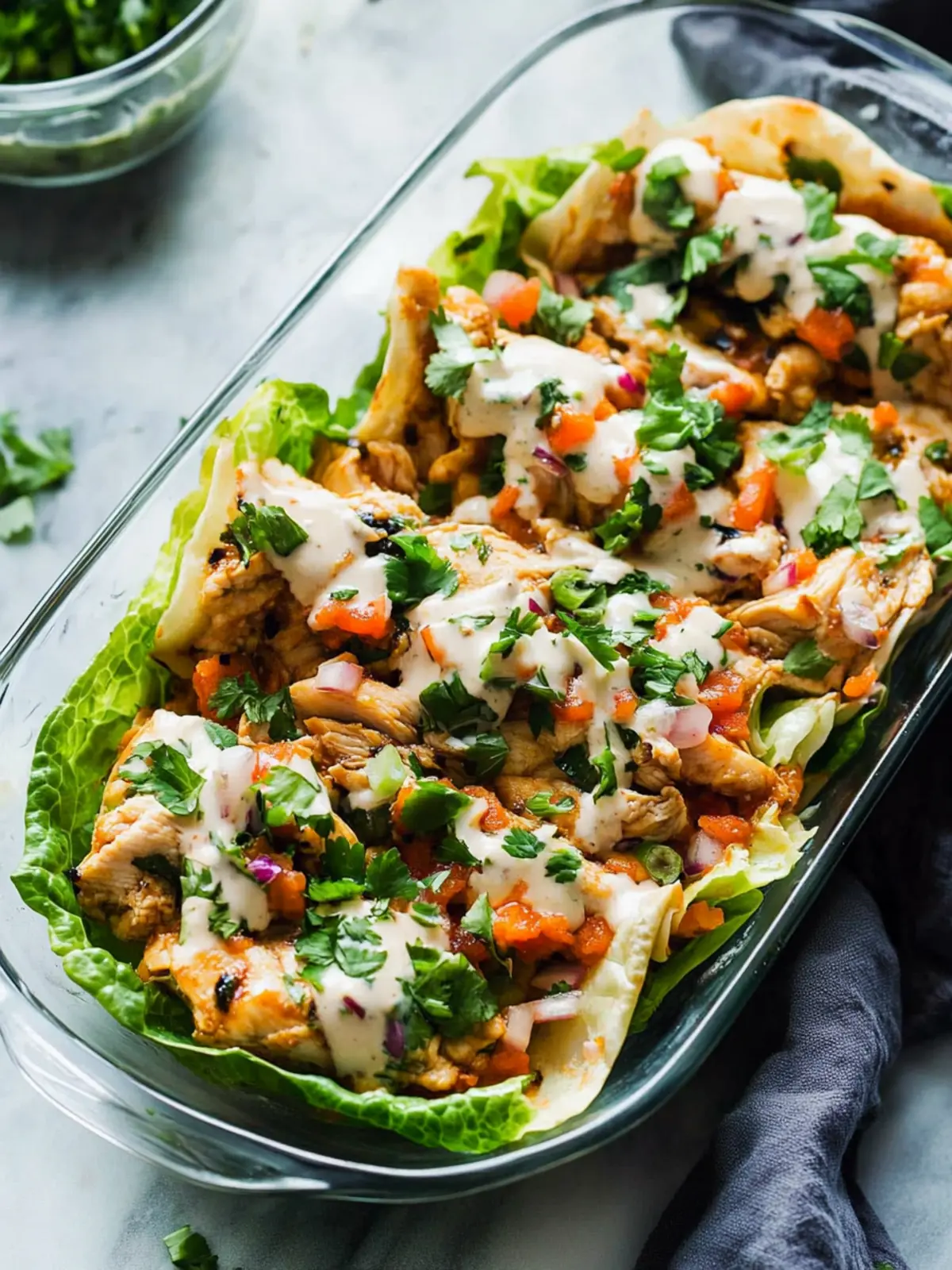 Mother's Day Asian Chicken Lettuce Wraps