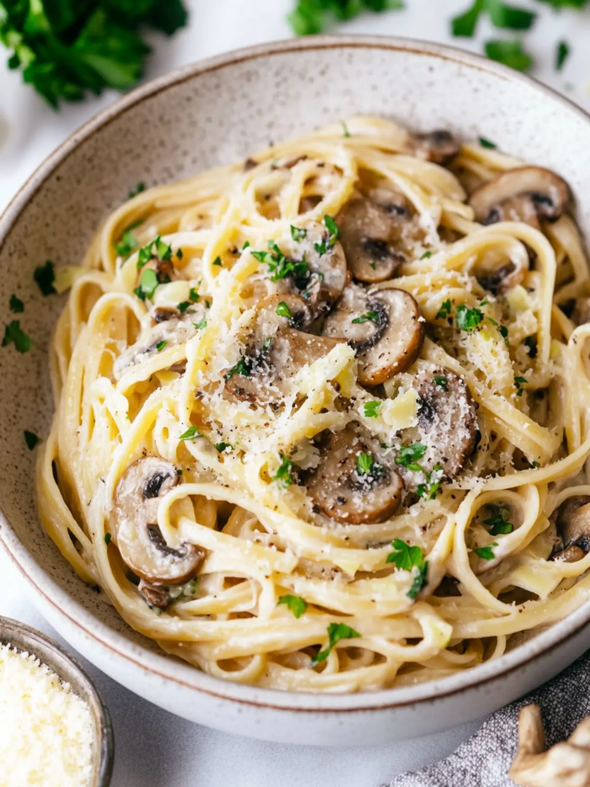 Cinco de Mayo Mushroom and Leek Pasta