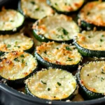 Baked Parmesan Zucchini Rounds