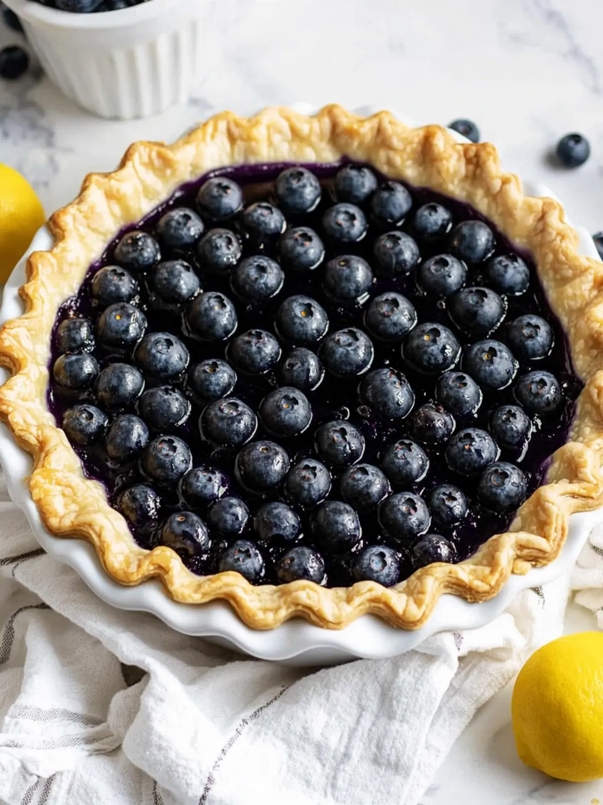 Fresh Blueberry Pie