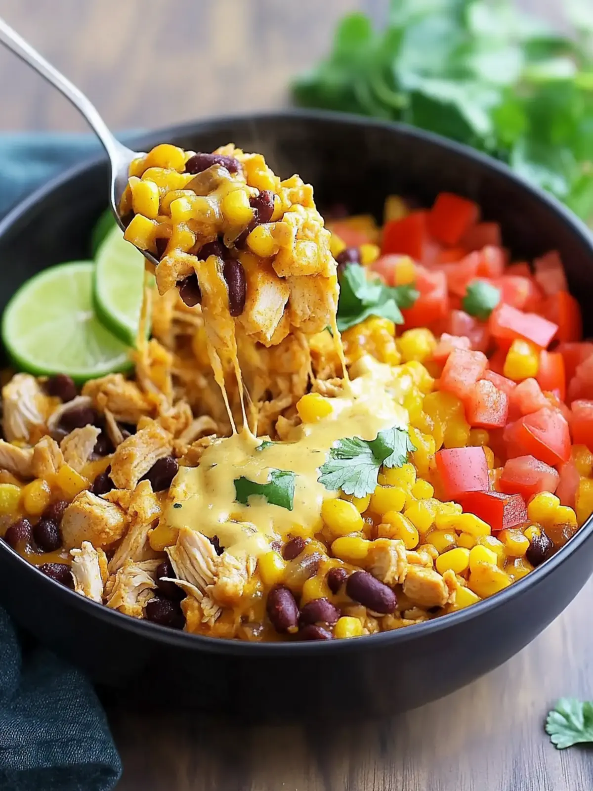 One-Pot Chicken Burrito Bowl Recipe