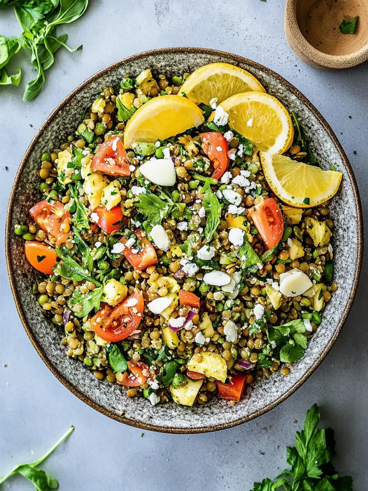 Mother's Day Spring Lentil Salad