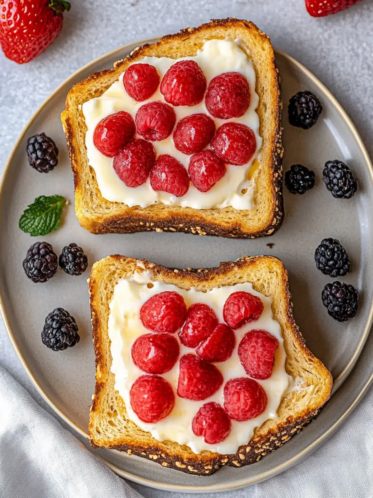 Cinco de Mayo Custard Yogurt Toast (Viral Tiktok Recipe)