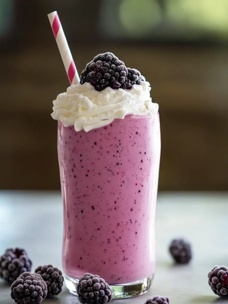 Mother's Day Oregon Blackberry Milkshake