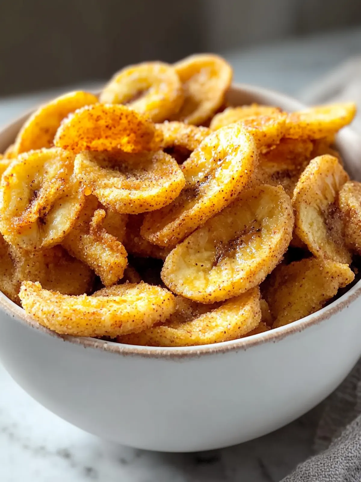 Cinco de mayo Healthy Air Fryer Banana Chips