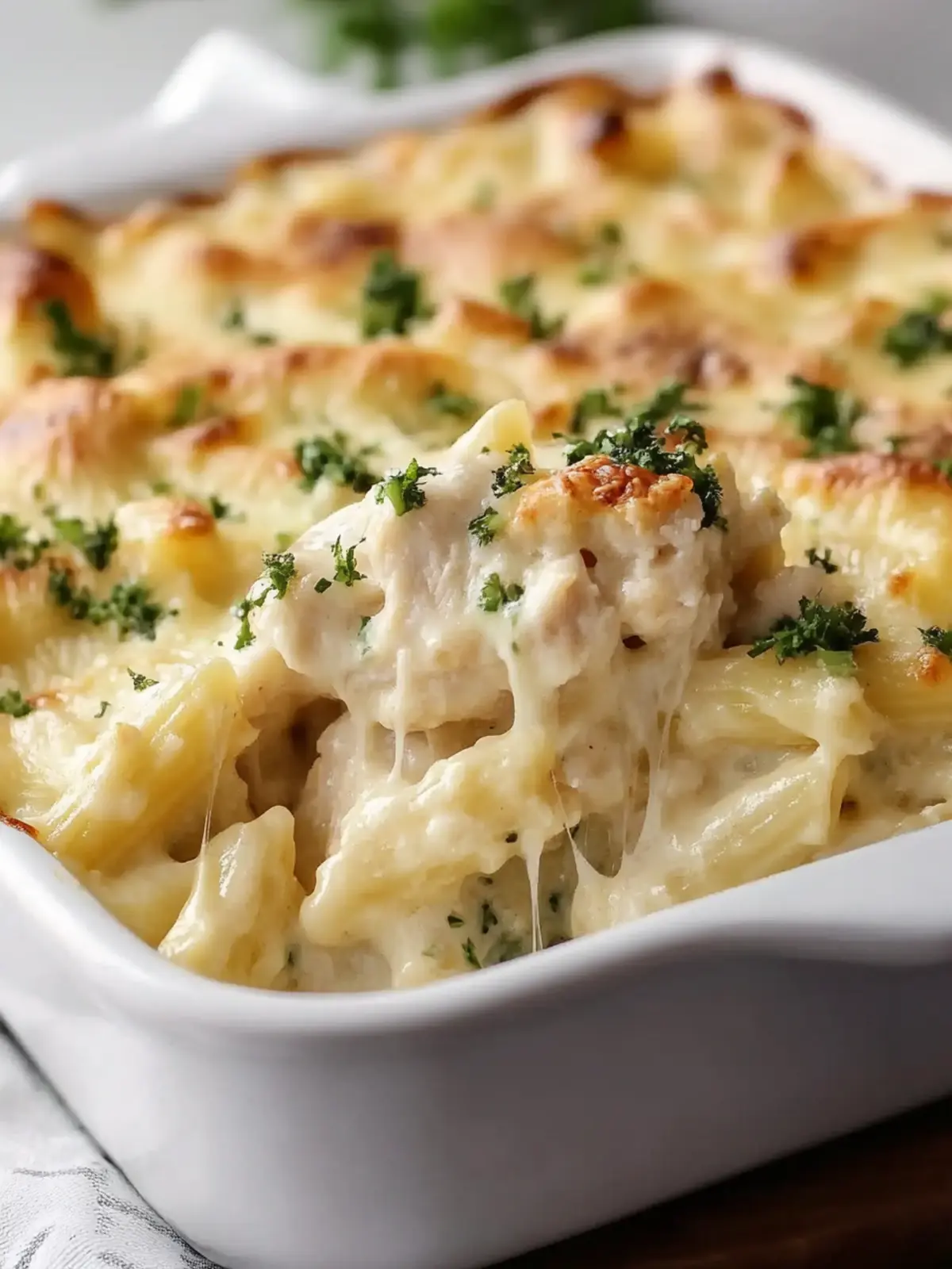 Baked Chicken Alfredo Pasta Recipe