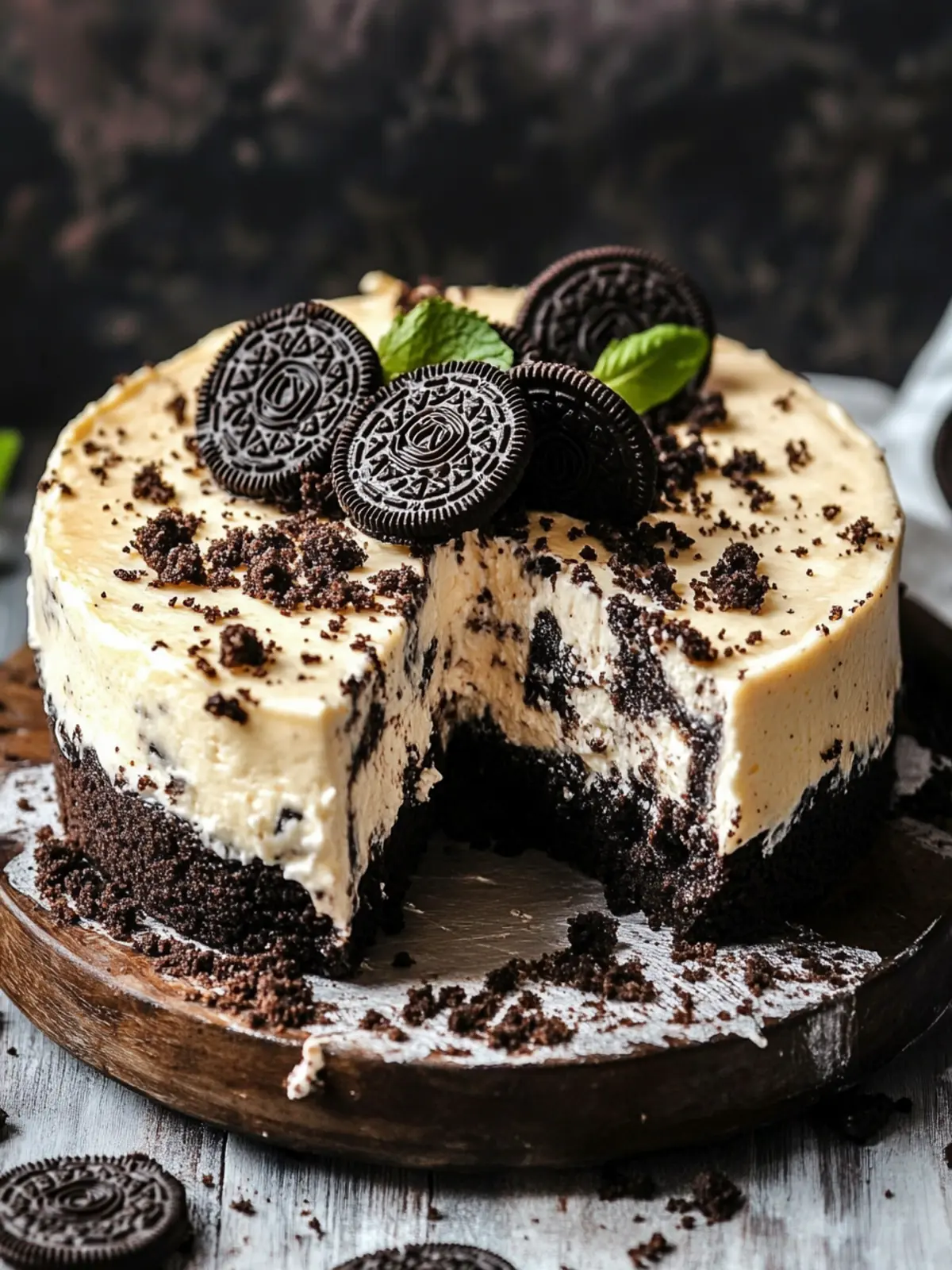 Mother's Day Oreo Cheesecake