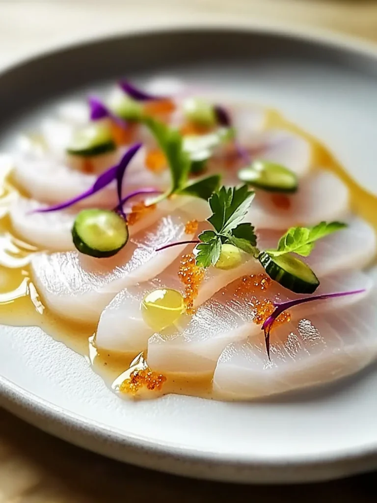 Fresh Hamachi Crudo Recipe