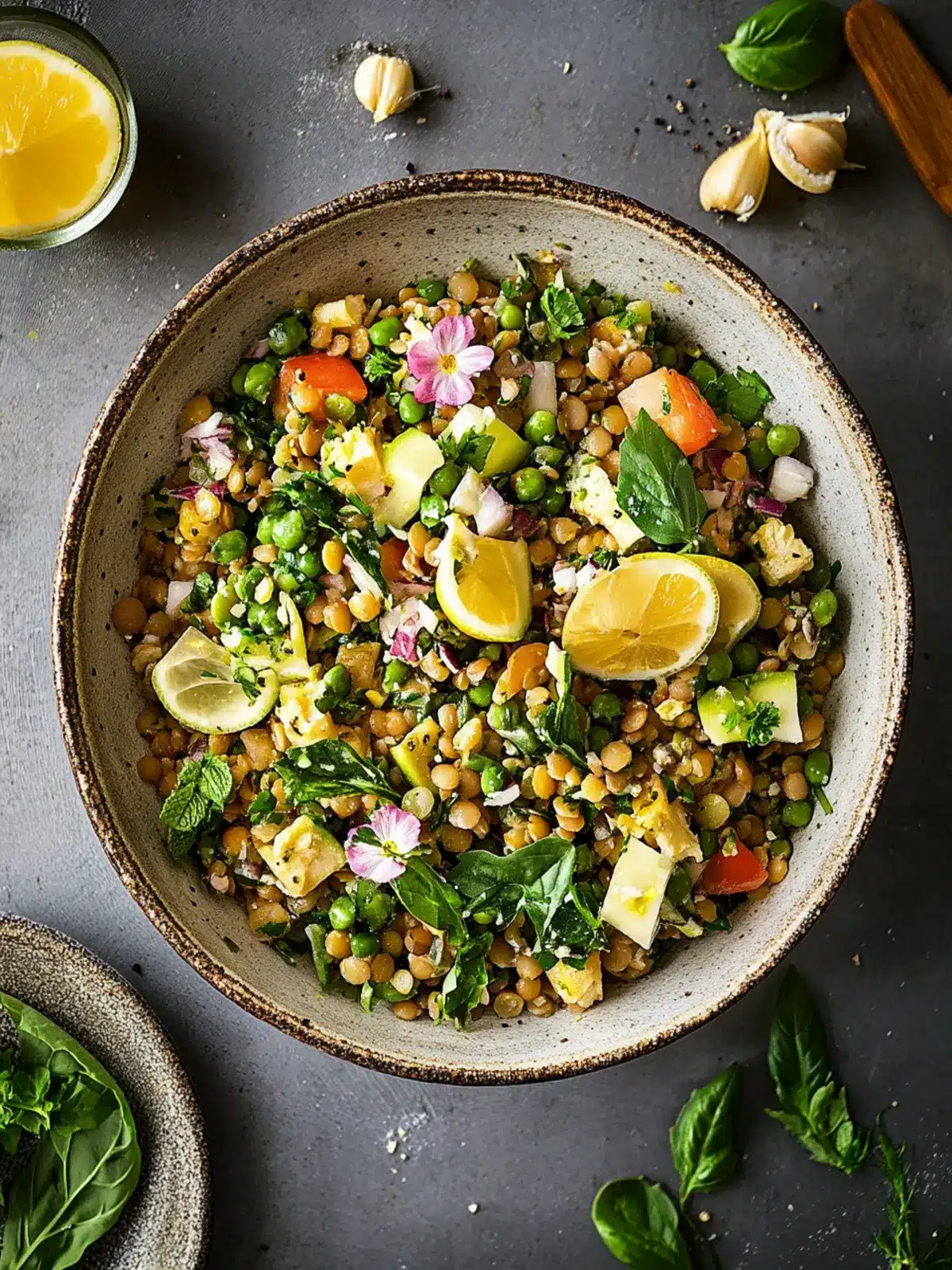 Mother's Day Spring Lentil Salad